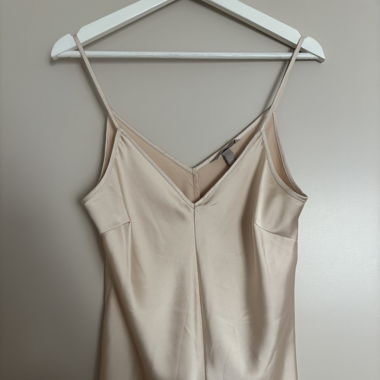 H&M Top, Grösse M, creme-farben, Satin-Look