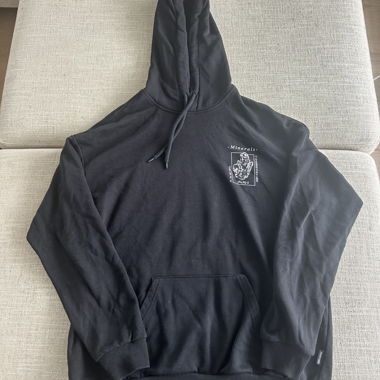 YOURTURN schwarzer Minerals-Hoodie