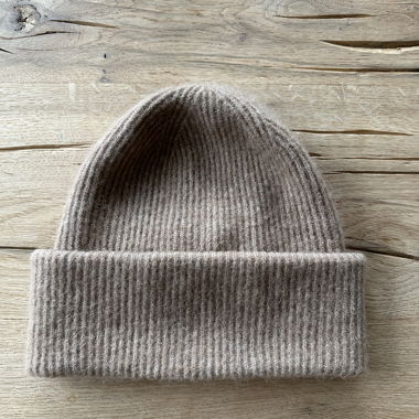 Samsoe Samsoe Camel Knit Beanie