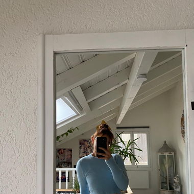 Blauer Zara Pullover