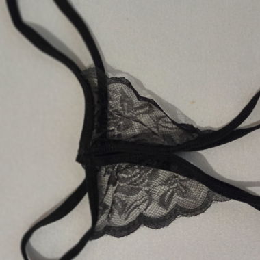 Nice sexy panties with open crotch 