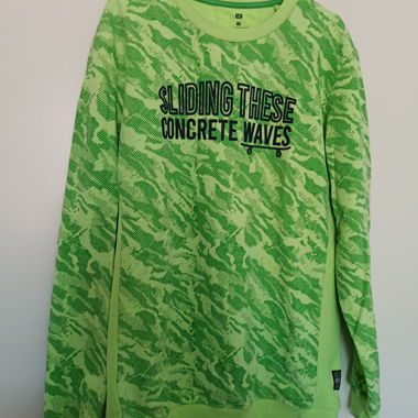 Felpa verde fluo WE