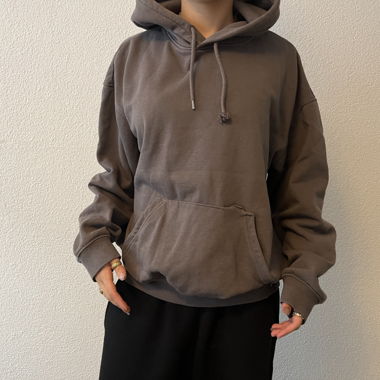 Felpa grigio/marrone