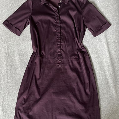 Tshirt-Kleid Aubergine