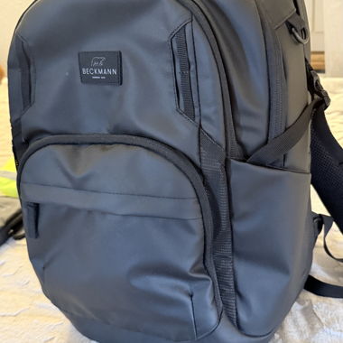 Sac à dos Beckmann noir avec accessoires
