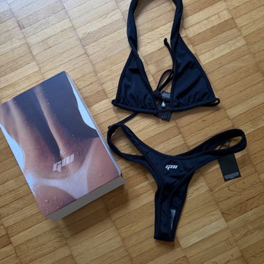 Set bikini Goi nero XL – veste come M