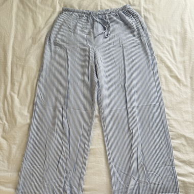 Pantalon rayé Bershka