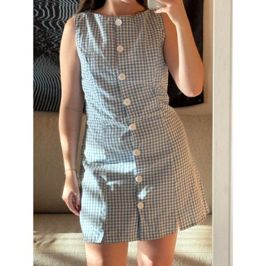 Plaid Mini Dress