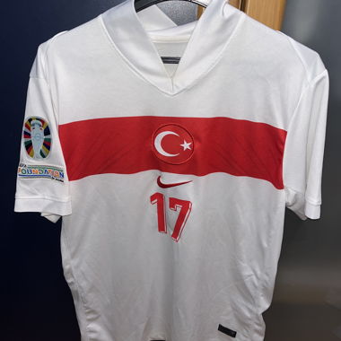 Türkey Euros 2024 Away Jersey #17 Arda Güler