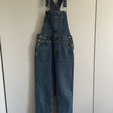 Salopette Sezane Rhody in denim misura 38