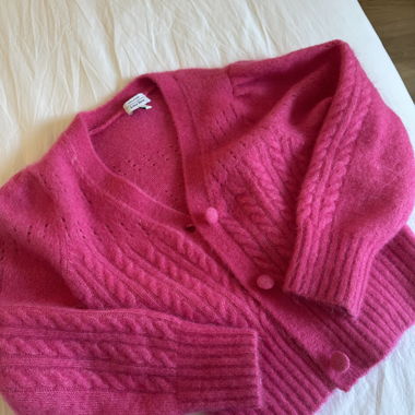 Gilet en maille rose & Other Stories