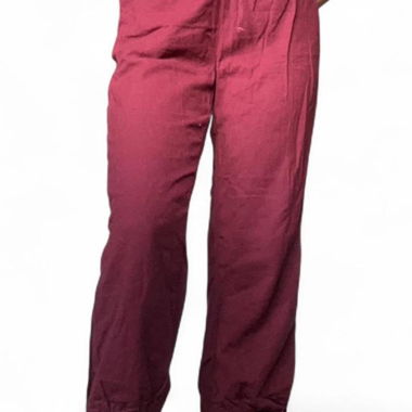 Maroon drawstring pants