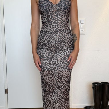 Leopard Print Kleid