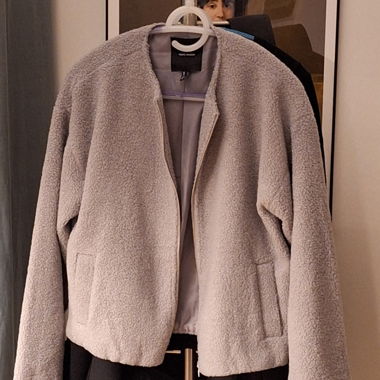 Grey Teddy Jacket