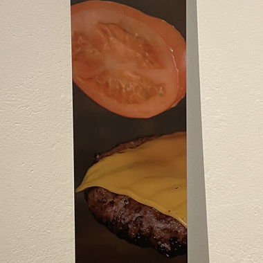 Alu-Dibond/Plakat: Gastronomie, Burger Laden