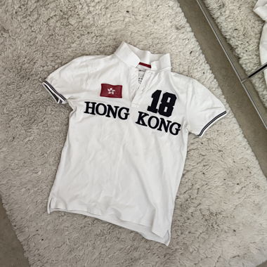 White Hong Kong Polo Shirt