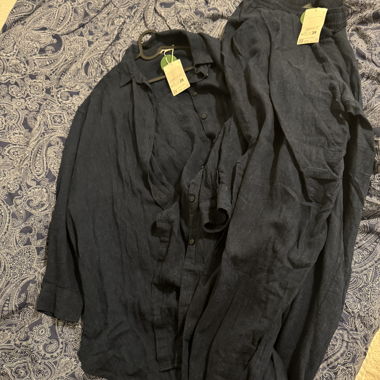 Set 2 pezzi Camicia & Pantaloni Taglia 54 comodi & nuovi