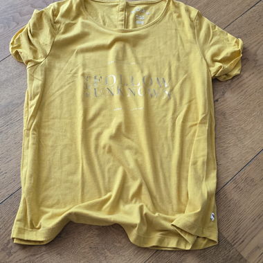 T-shirt Giallo con Stampa