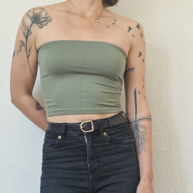 Crop top bandeau
