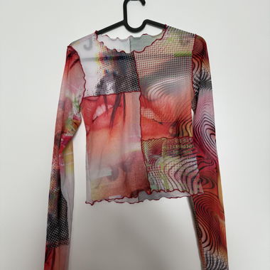 Transparent mesh top