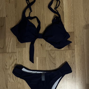 2er Bikini-Set in Rosa und Schwarz