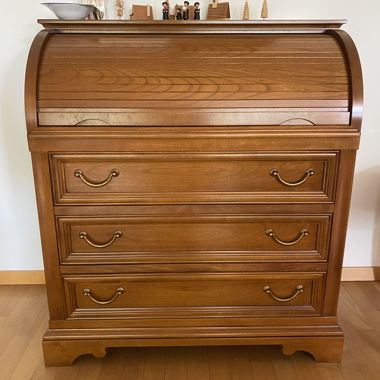 Secrétaire de Selva style Biedermeier en cerisier