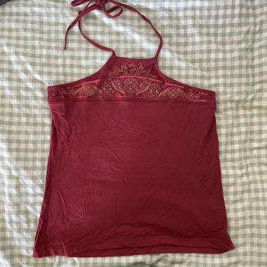 Vintage Halter Top with Sequins