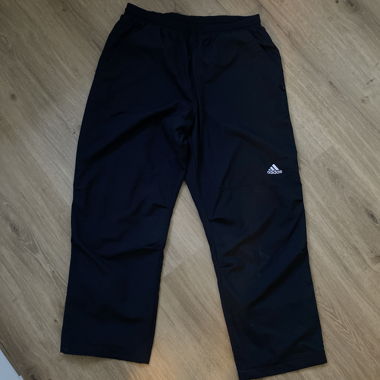 black adidas sports pants