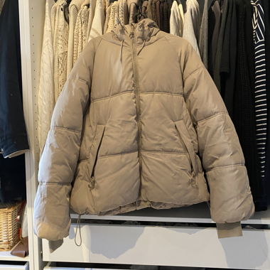 Giacca imbottita beige Pull&Bear