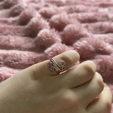 Anello in argento per mignolo