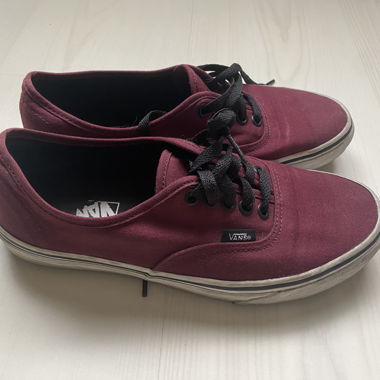Burgundy Vans