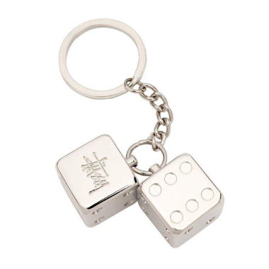 Stussy dice keychain 