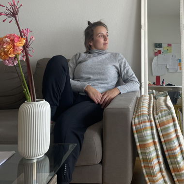 Grey cashmere sweater