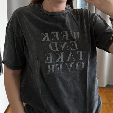 Mango T-Shirt mit Aufdruck
