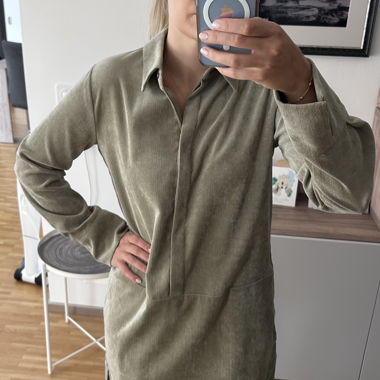 Cordkleid grün Opus 