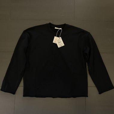 ZARA - Crewneck-Sweatshirt dunkelblau 