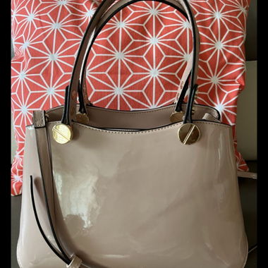 Puderfarbene Tasche von Dune London
