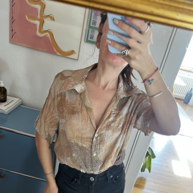 Original 90ies blouse in an abstract print