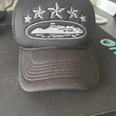 Schwarze Truckercap
