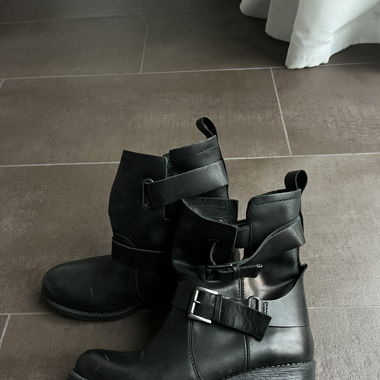 Lederboots / Stiefel von Roberto Santi, Grösse 38