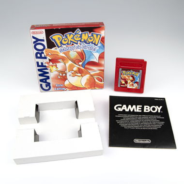 Pokémon Red (DE) Complete in Box – Game Boy
