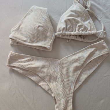 aerie - Bikini-Set beige (3-teilig)