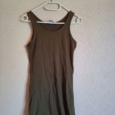 Khaki-Kleid