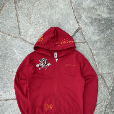Ed Hardy Zipper, like new, L
