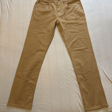 Beige Chinohose