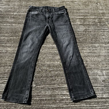 Jean bootcut Levis black washed