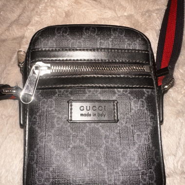 Borsa a tracolla Gucci nera