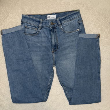 ZARA Women's Jeans in Light Blue