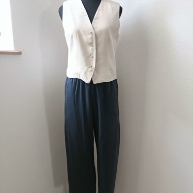 Pantaloni in tessuto blu scuro Gr. 36 di Weekend