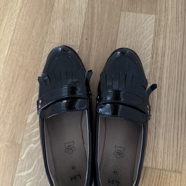 Black Patent Leather Loafers